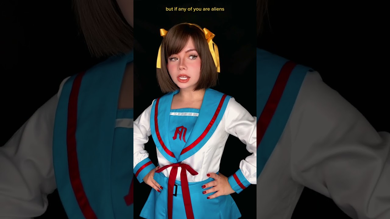 I'm not interested in ordinary people | Haruhi Suzumiya #cosplay | The Melancholy of Haruhi Suzumiya