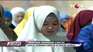 Download lagu Sambut Gerhana Matahari Cincin, Karyawan tvOne Gelar Sholat Gerhana