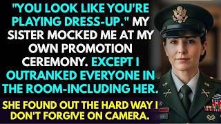 159. My Sister Mocked My Army Rank Promotion — So I Had Her Relocated Before the Official Photo