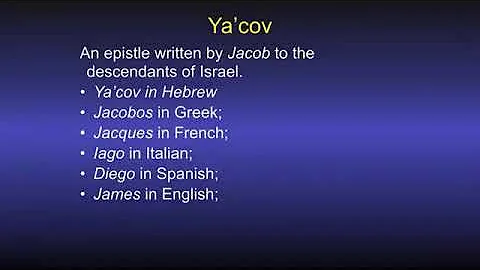 Chuck Missler: James - Session 2
