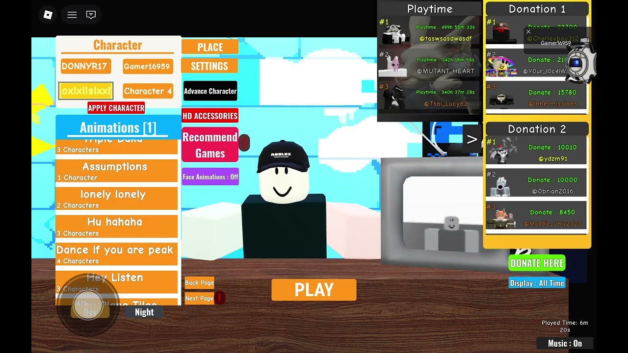 Animations that I found on Roblox. 2