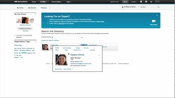IBM Connections 4 Profiles
