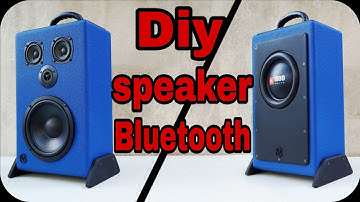 DIY Bluetooth Speaker || How to Build  Portable Boombox speaker with Bass at Home||step by step.