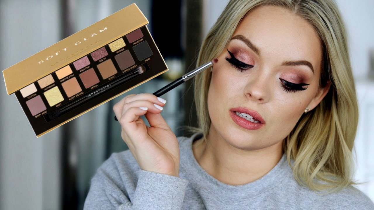 NEW ANASTASIA SOFT GLAM PALETTE TUTORIAL YouTube