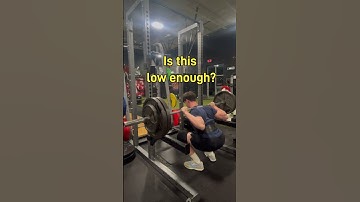 275lb Paused Deload Squat - Let me Know if I Hit Depth #shorts #viral #squat #fitness #gym