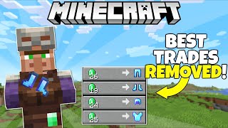 Mojang Is "Rebalancing" Villagers With HUGE NERFS! Minecraft 1.20 Villager Trading Update!