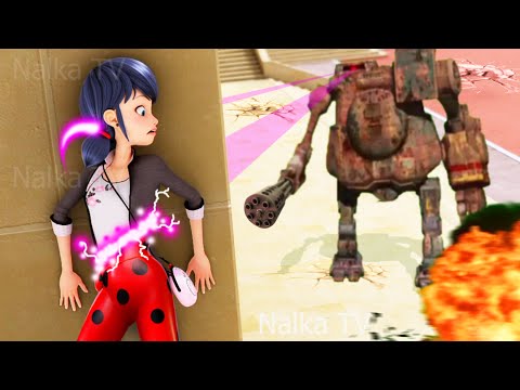  LADYBUG vs ROBOT UFO MIRACULOUS  Ladybug and Cat Noir FanMade Леди Баг 5 сезон