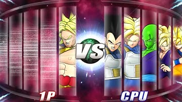 Raging Blast 2 // Broly 1v5 Against Very Hard Enhanced CPUs