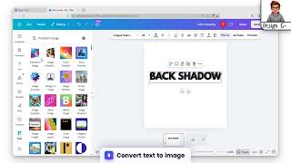 How to Create Perspective Shadow Text Effect in Canva [2026] [Easiest Way]