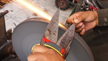 How To Sharpen Sheep Shears /Easy Tricks/