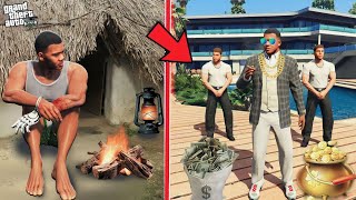 Franklin POOR Life To RICH Life in GTA 5! | SHINCHAN Enemy Gta 5 | Lovely Gaming