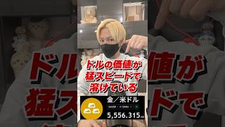 ドル崩壊の足音。米国株ホルダーが今すぐ「盾」を持て! #gold