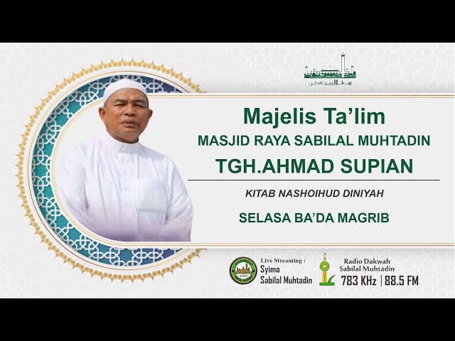 TGH. Ahmad Supian (Selasa, 14 Mei 2024) - Masjid Raya Sabilal Muhtadin class=