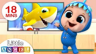 Baby Shark Dance | Baby Shark Song | Nursery Rhymes \& Kids Songs by Little Angel