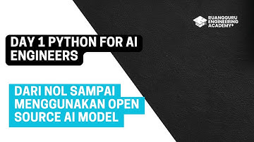 Dari nol sampai pakai basic AI model - Day 1 Python For AI Engineers FREE Course