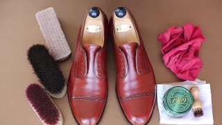 【靴磨き】VASS Theresianer Full shoe care