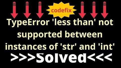 Understanding TypeError: 