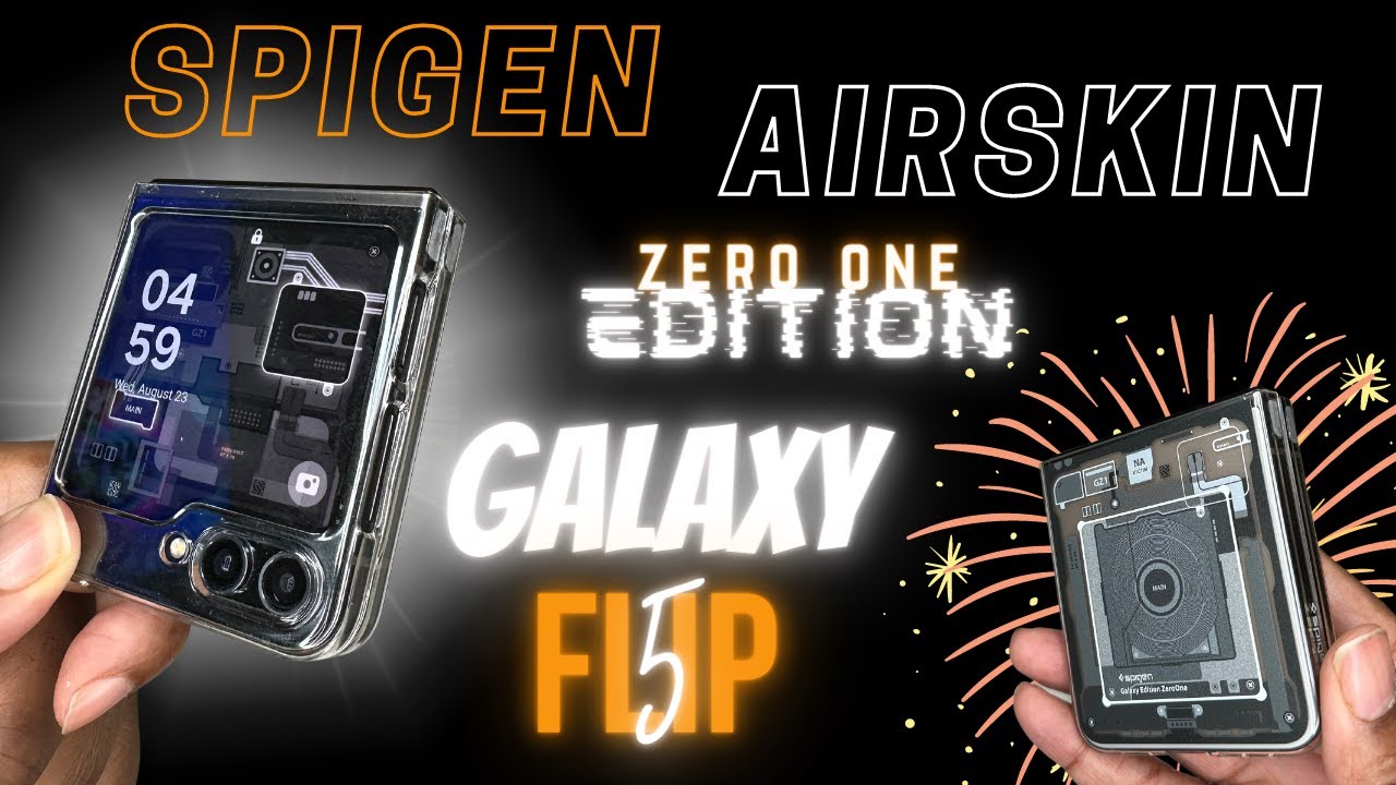 Funda Spigen Airskin Galaxy Z Flip 5 Glitter Cristal Case - ✓