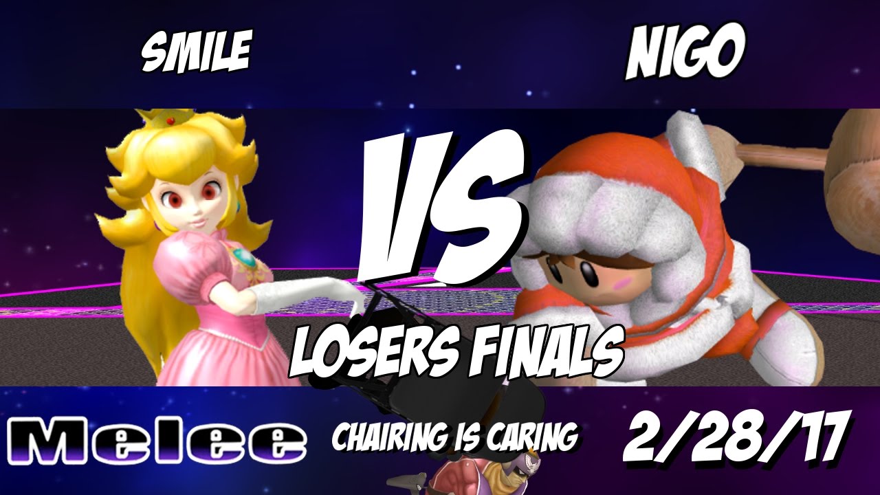 Chairing is Caring 2/28/17 - Smile (Peach) vs. Nigo (Ice Climbers) - SSBM Losers Finals