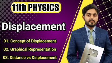 Displacement class 11 kpk board | 11th class physics | Displacement vs Distance | federal board