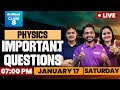 Class 8 Physics Important Questions  |  Live Revision | January 17 @ 7 PM