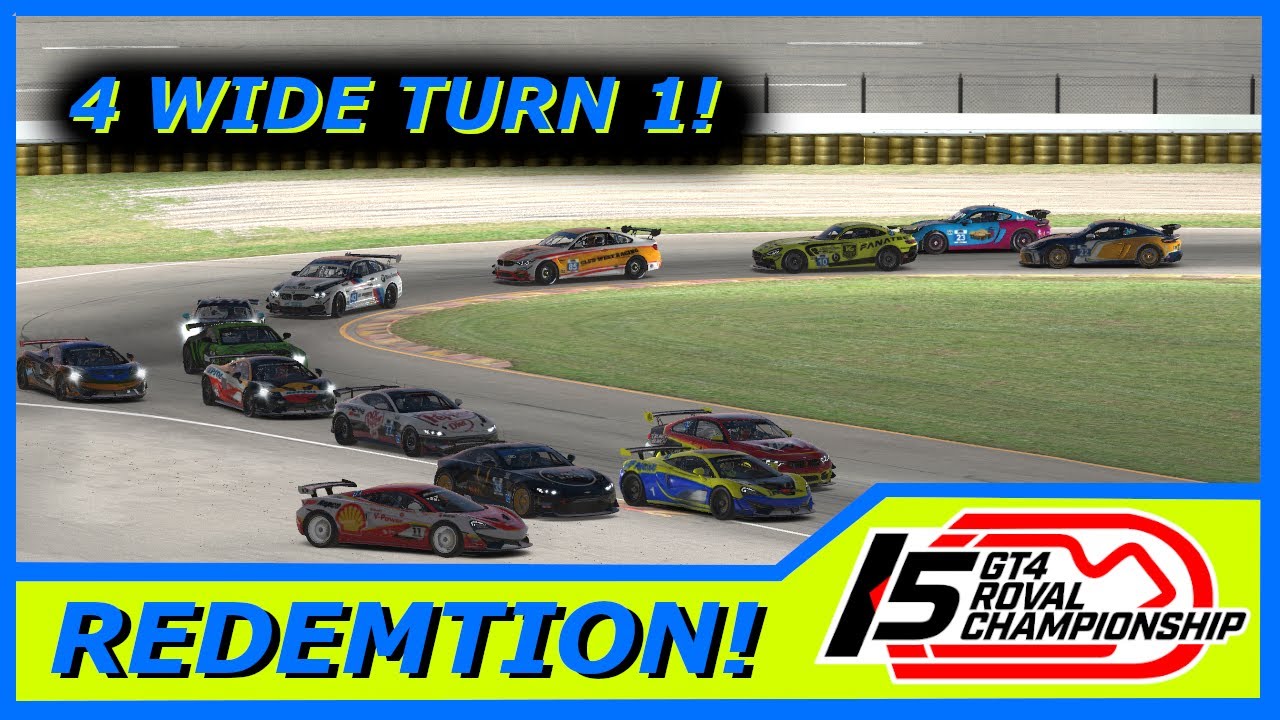 IRacing | Kneebon5 GT4 Roval Championship | Iowa Roval | REDEMTION ...