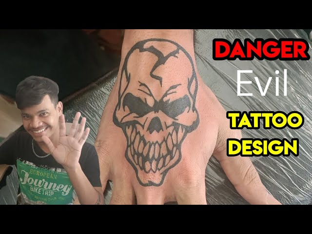 Danger Skulls As A Tattoo Or Evil Concept Royalty Free SVG Cliparts  Vectors And Stock Illustration Image 11082449