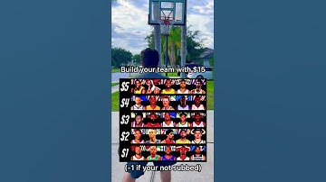 Build your team with $15! Part 7! #shorts