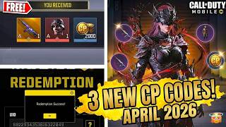 New Codm 3 Working Cp Redeem Codes April 2026 Call Of Duty Mobile New Working Redeem Codes 2026