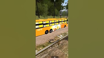 KSRTC SWIFT GAJARAJ Volvo Mod For Bus Simulator Indonesia | Bus Mod | #shorts
