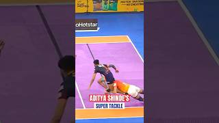 Thrilling super tackle by Aditya Shinde 😍 | Pro Kabaddi