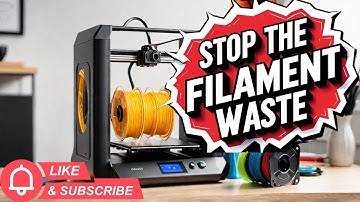 How to Reduce 3D Printer Filament Waste (Save $$$)