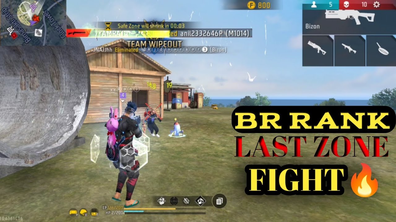 BR RANK FULL RUSH GAMEPLAY LAST ZONE FIGHT WITH 10 KILL🔥🔥|| LOOK LIKE A ...