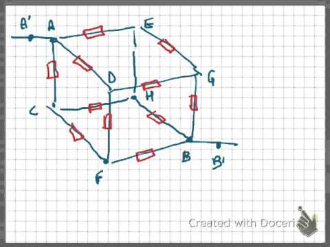 Resistor Cube Problem