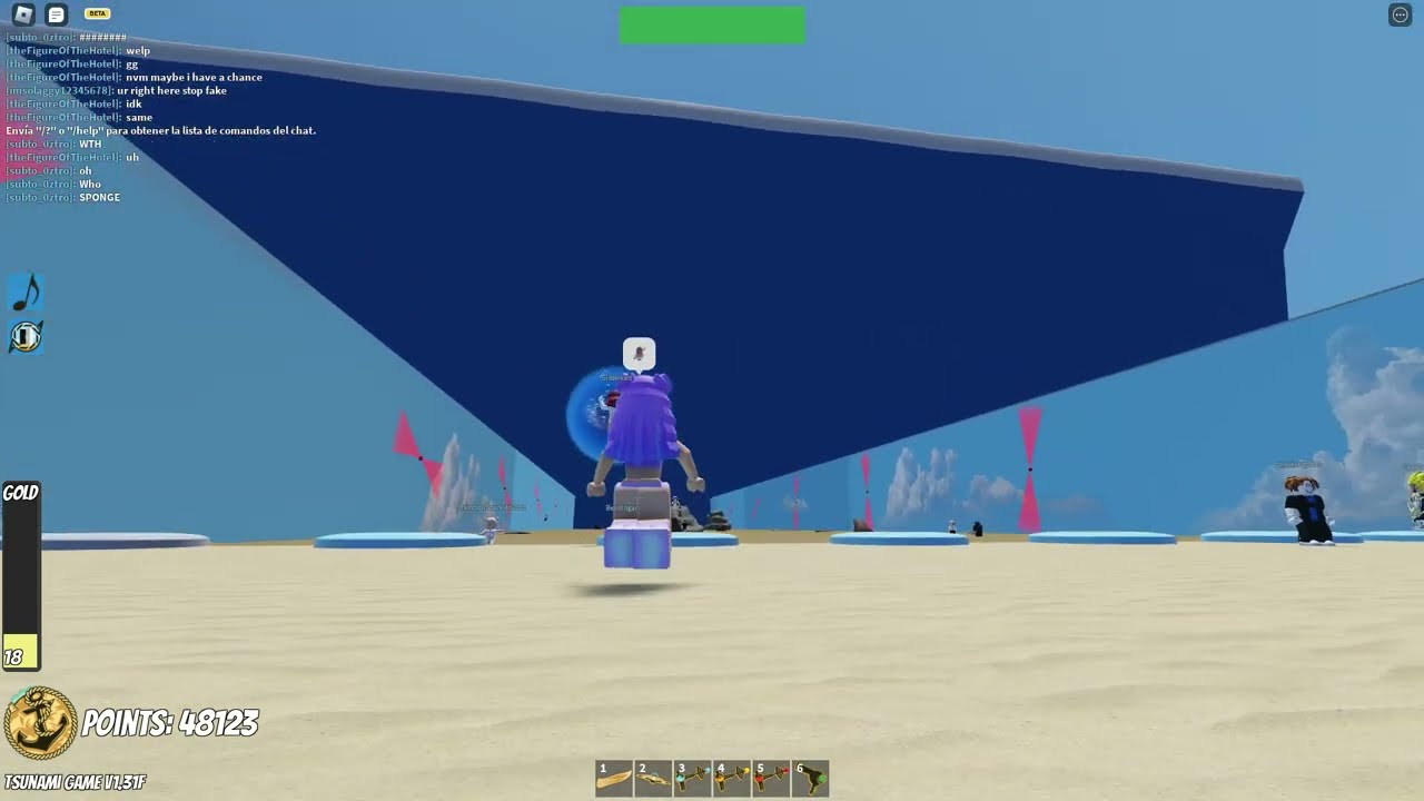 TSUNAMI LVL 100 ROBLOX