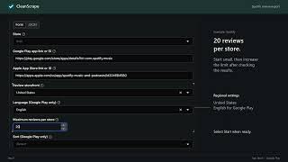 Export App Store and Google Play Reviews to Excel | CleanScrape Demo