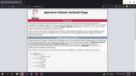 INSTALL DAN KONFIGURASI WEB SERVER DI LINUX DEBIAN 9 DENGAN VMWARE