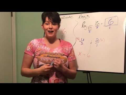 How to evaluate logarithms by hand (one easy example and one hard example)