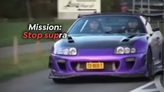 Mission - Stop Supra💀(Mission Failed GTA Edit) | 4K Quality😱| Tiktok Car Edits | Capcut Edits✨