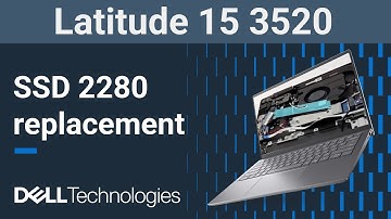 Latitude 15 3520 | How to replace the 2280 solid state drive ( SSD )