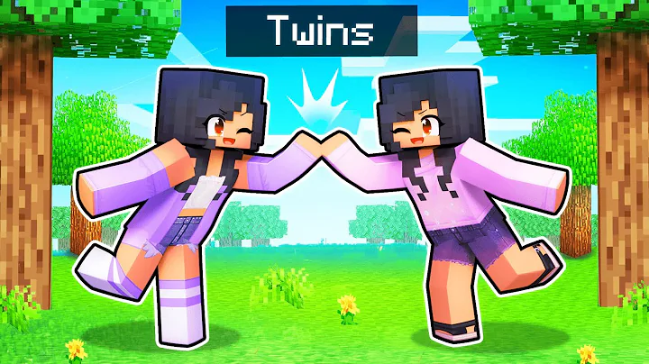 Playing Minecraft With My TWIN SISTER!