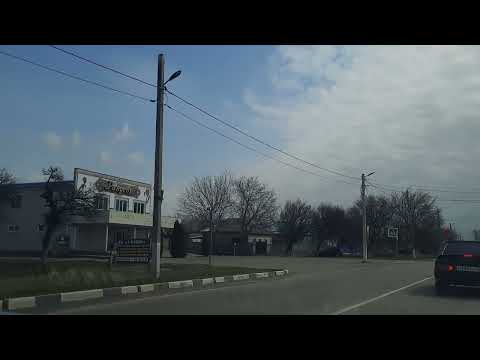 Город Гулькевичи в Краснодарском Крае. Поездка на машине