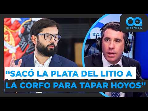 "Le sacó la plata del litio a la Corfo para tapar hoyos": Moreno apunta a la gestión de Boric