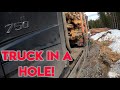 Truck In a Hole!