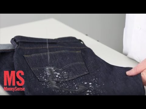 water repellent jeans levis