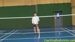 Badminton: Forehand High Service