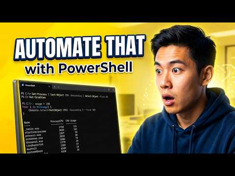 PowerShell Tutorial for Beginners: Automate CPU Usage Monitoring