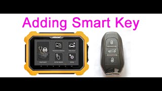 OBDSTAR X300 DP PLus adding Smart key for Peugeot 3008