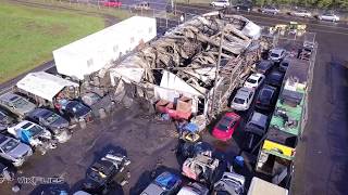 Gresham Auto Wrecking Business Fire Aftermath