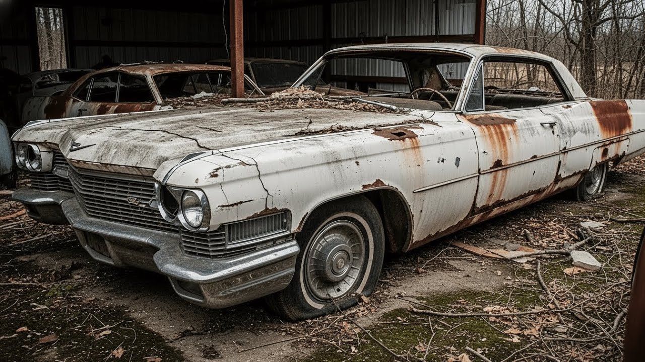 ASMR Car Restoration Full Rebuild of 1961 Cadillac DeVille from Abandoned to Looking New
